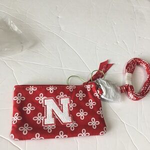 Vera Bradley Nebraska Huskers University of Nebraska ID lanyard
